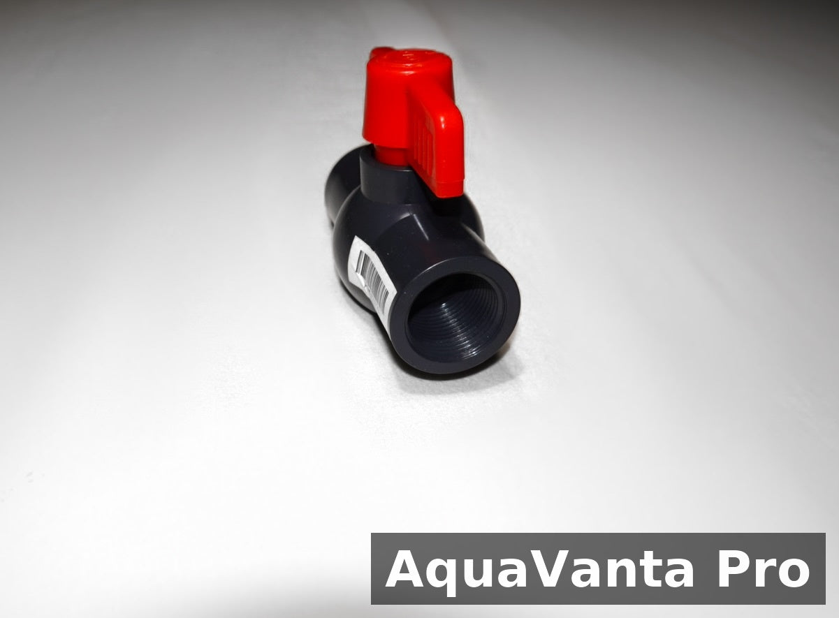 PVC Ball Valve (Standard Handle Type) 1/2