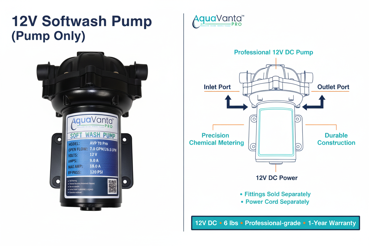 12V Pump Only - Clean Layout