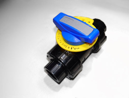 Union Ball Valve – Adjustable Dial Handle