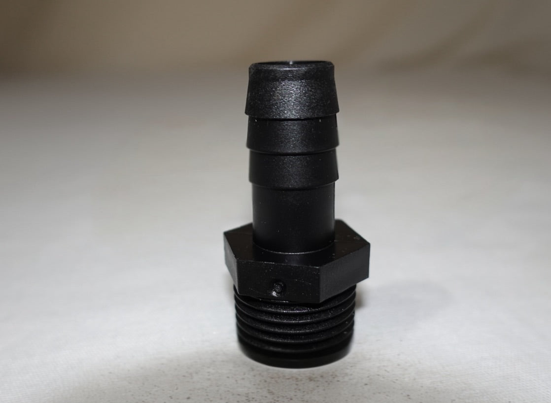 Poly King Nipple – Heavy-Duty Hose Barb Fitting