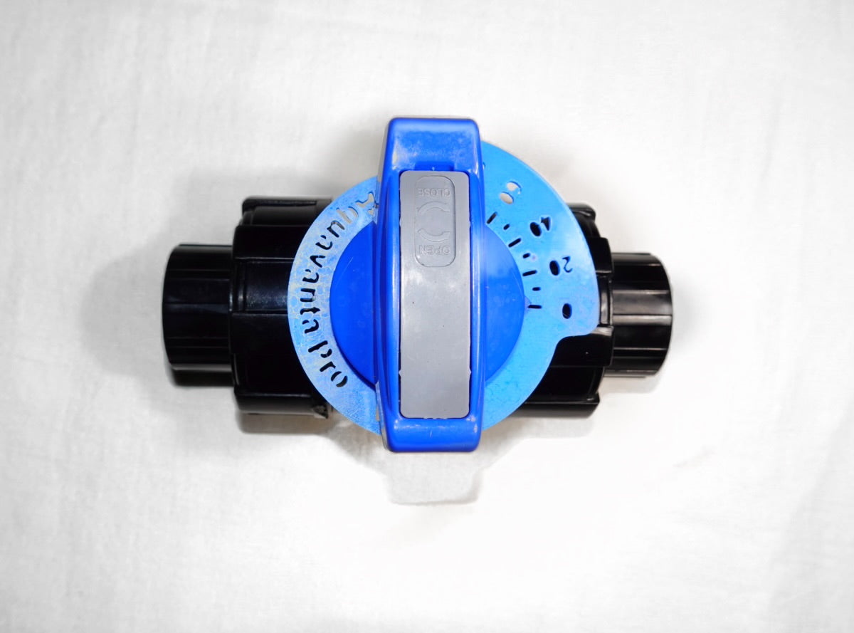 Union Ball Valve – Adjustable Dial Handle