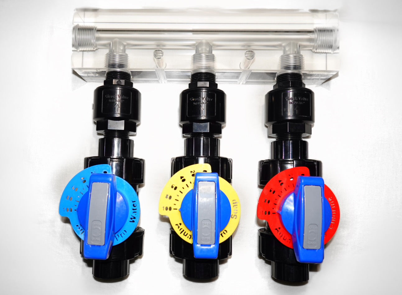 3-Port Proportioner with Union Ball Valves & Check Valves