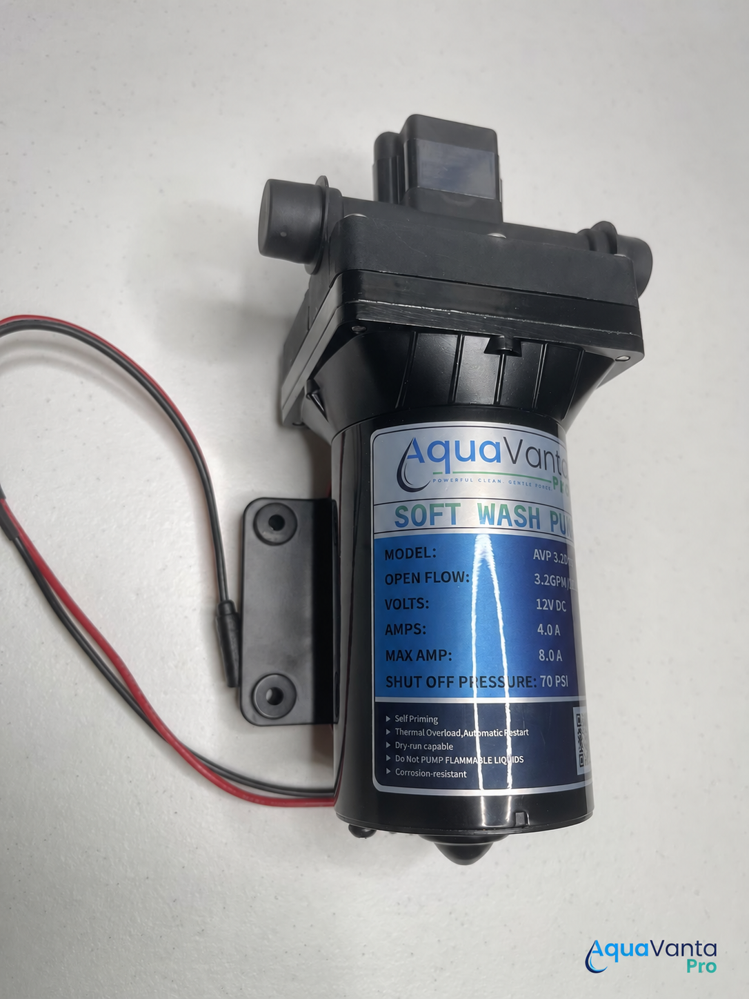 12V Soft Wash Pump 3.2 GPM