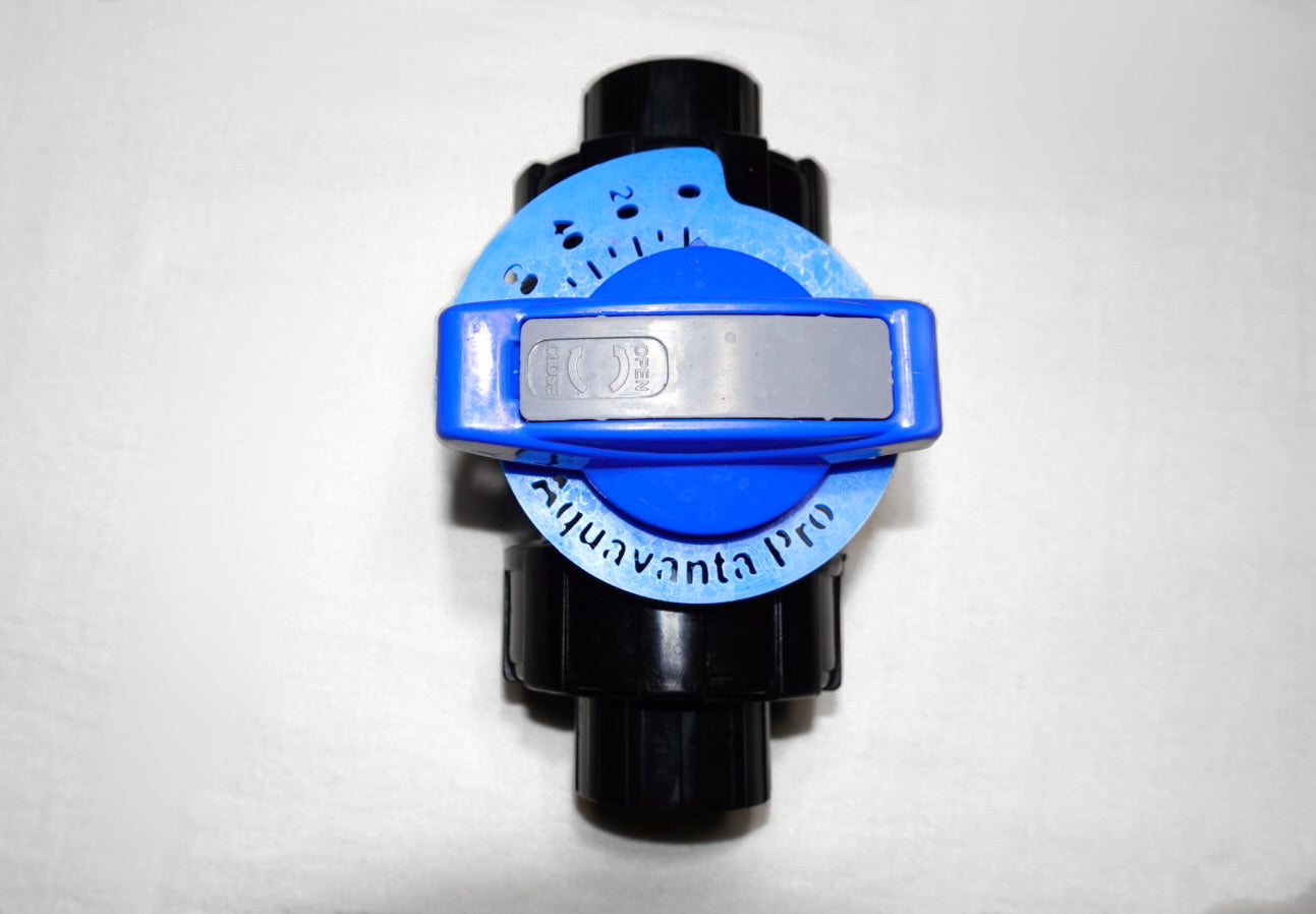 Union Ball Valve – Adjustable Dial Handle