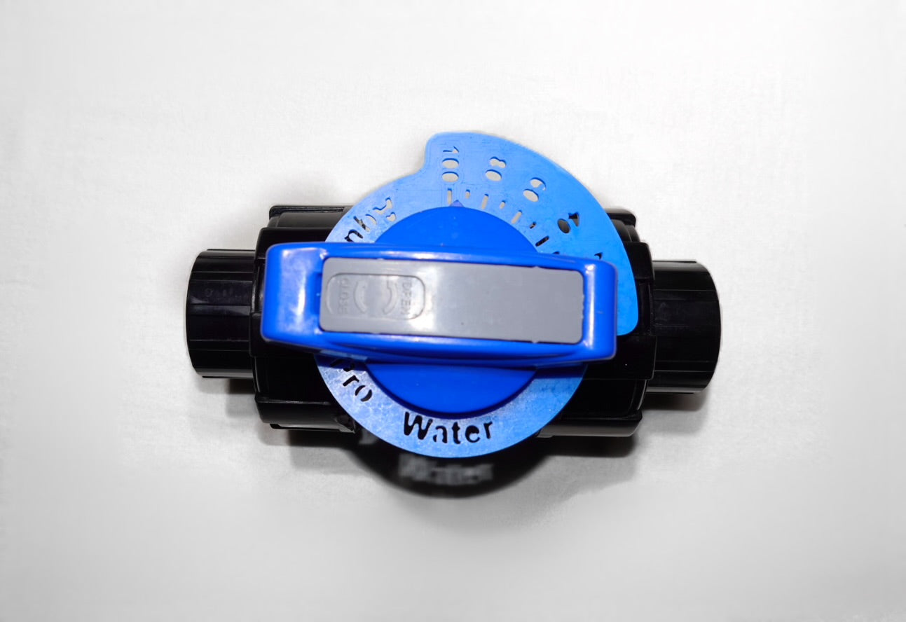 Union Ball Valve – Adjustable Dial Handle