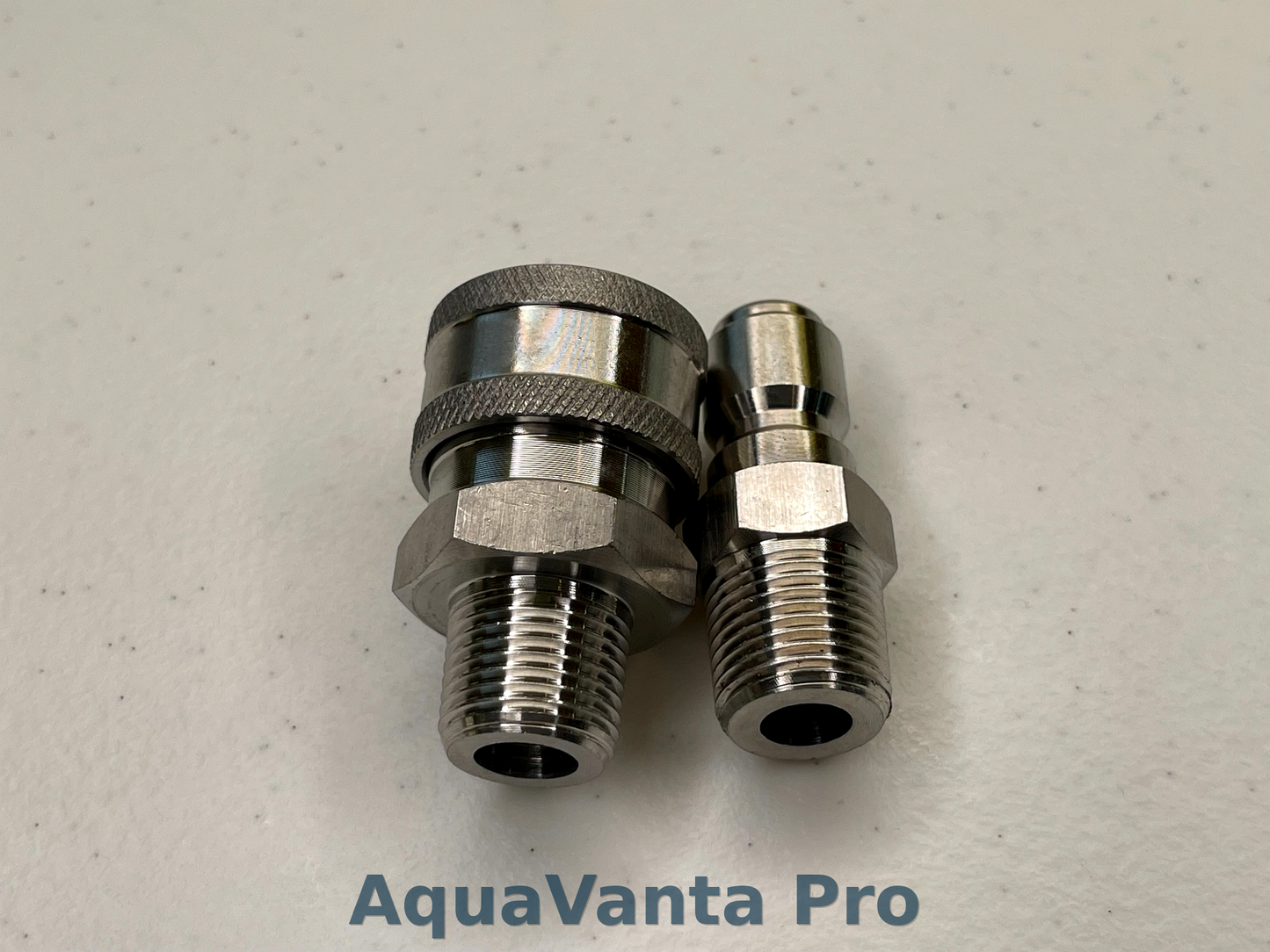 3/8” Quick Connect Couplers stainless steel (F + M)