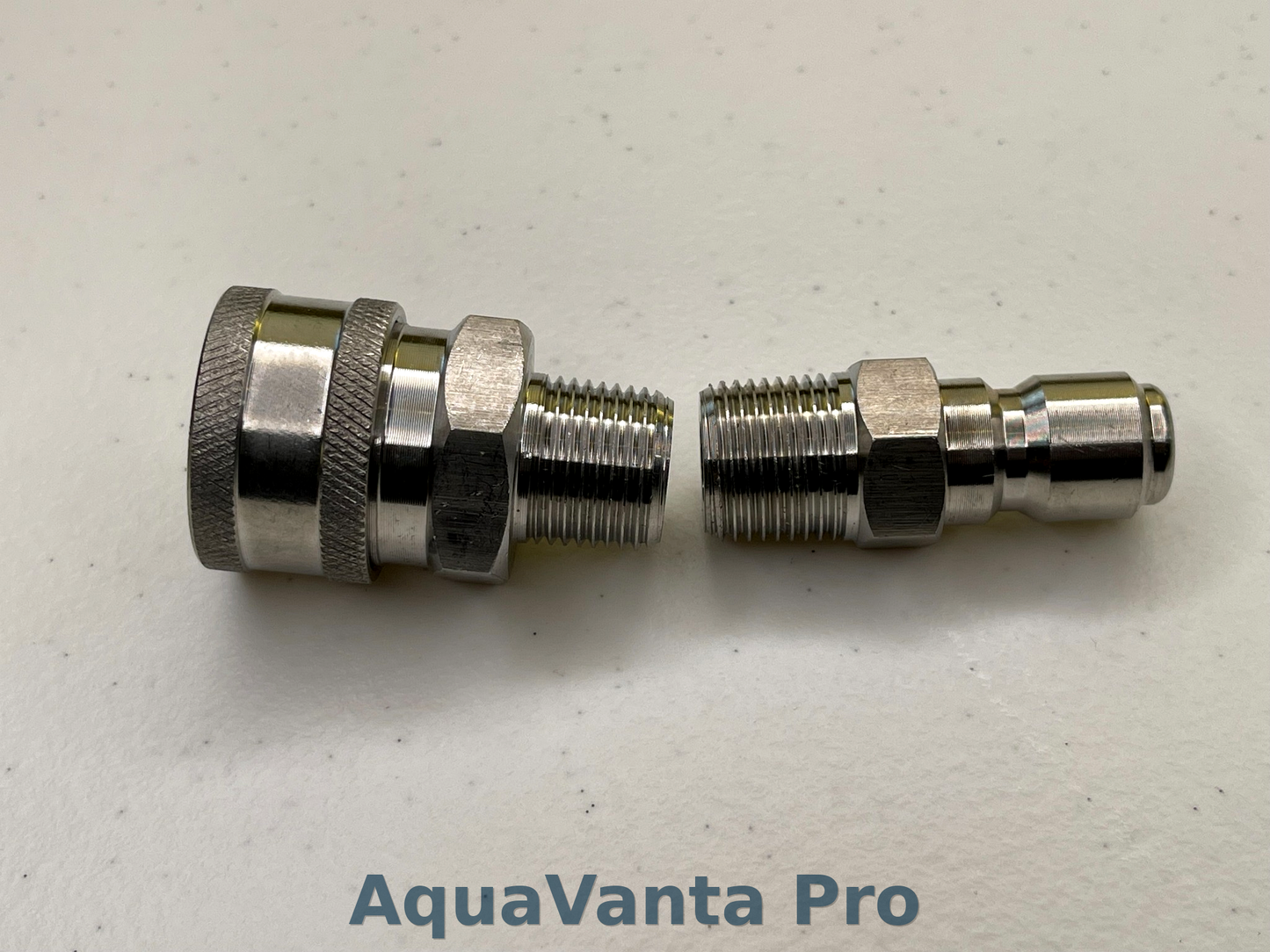 3/8” Quick Connect Couplers stainless steel (F + M)
