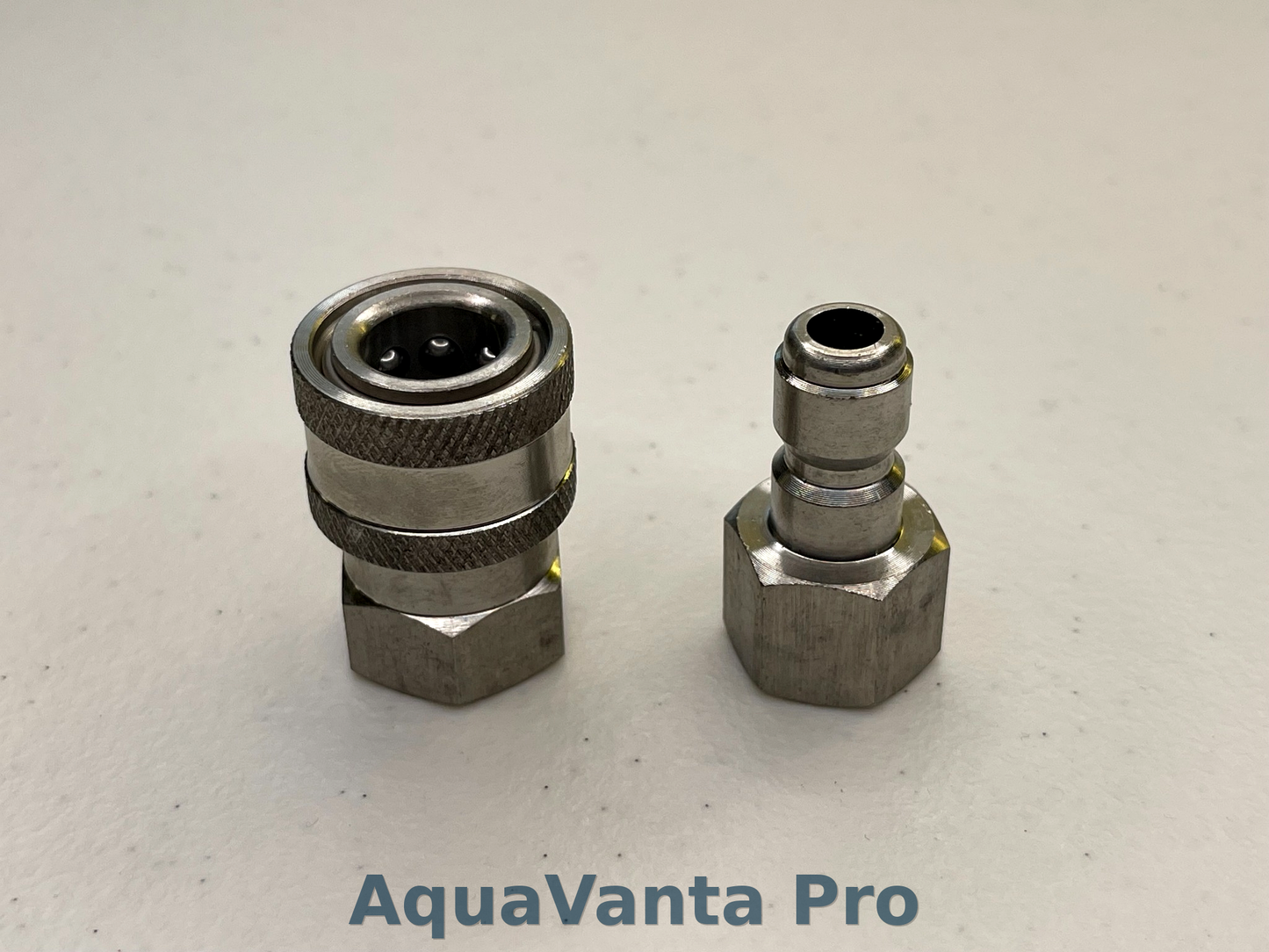 1/4” Quick Connect Couplers stainless steel (F + M )