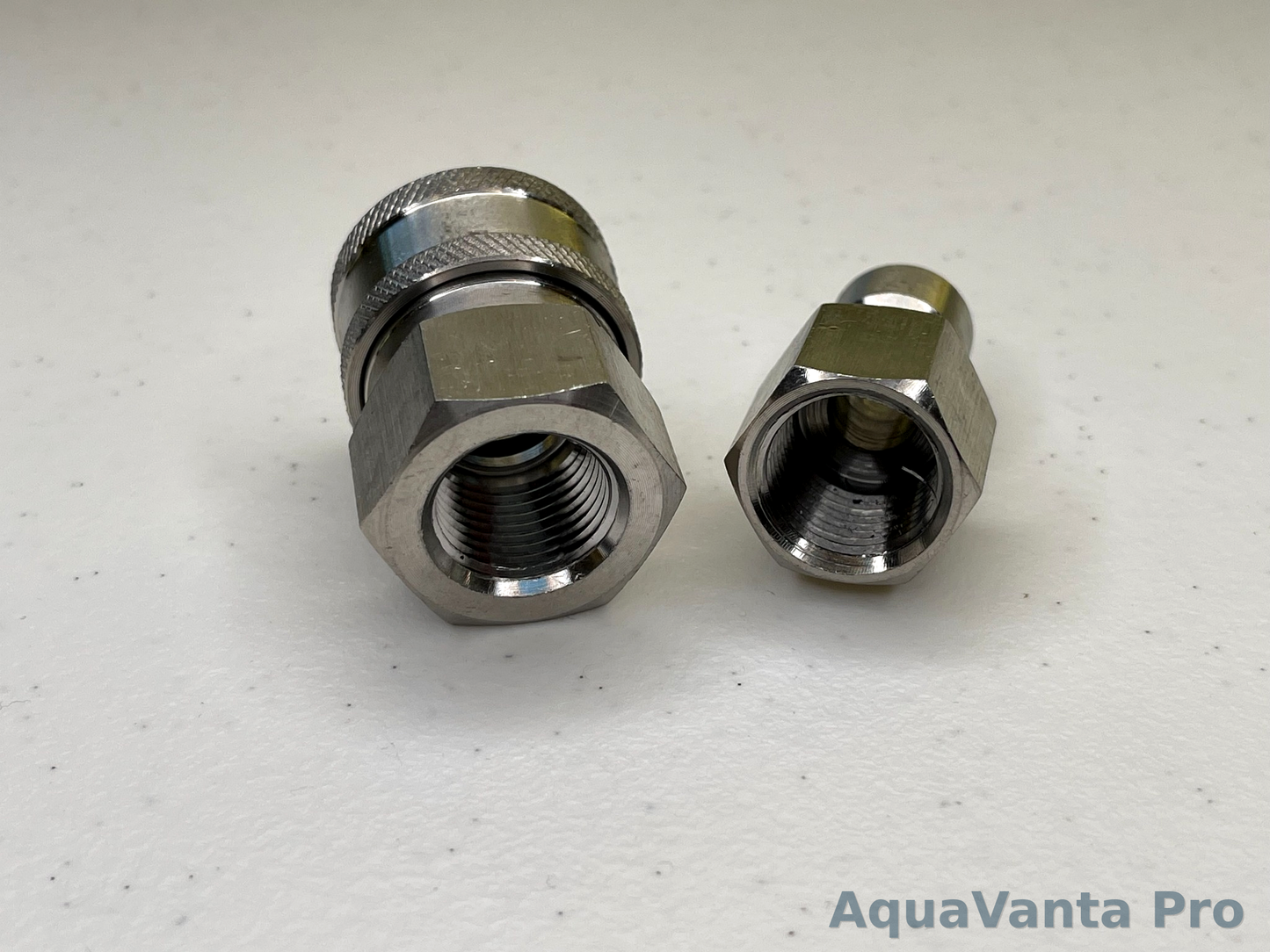 3/8” Quick Connect Couplers stainless steel (F + M)