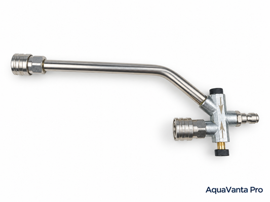 2-in-1 Shuttle Switcher Valve | Foam Cannon & Rinse Nozzle Combo